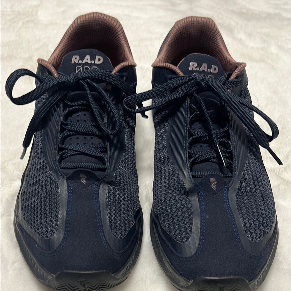 Black and Blue R.A.D Athletic Shoes with Breathable Mesh